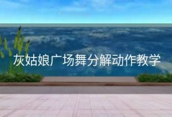 灰姑娘广场舞分解动作教学