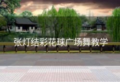 张灯结彩花球广场舞教学
