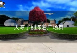 天凉了别冻着广场舞