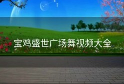 宝鸡盛世广场舞视频大全