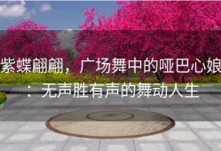 紫蝶翩翩，广场舞中的哑巴心娘：无声胜有声的舞动人生