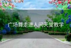 广场舞走进人间天堂教学