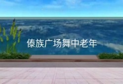 傣族广场舞中老年