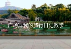 广场舞我的旅行日记教学