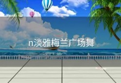 n淡雅梅兰广场舞