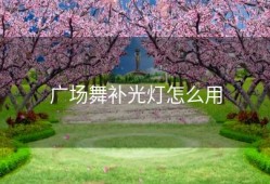 广场舞补光灯怎么用