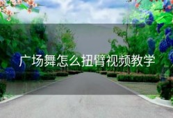 广场舞怎么扭臂视频教学