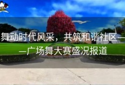 舞动时代风采，共筑和谐社区——广场舞大赛盛况报道