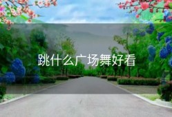 跳什么广场舞好看