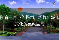 阳春三月下的扬州广场舞：城市文化的灵动展现