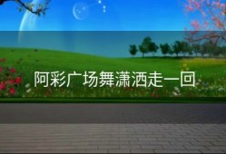 阿彩广场舞潇洒走一回