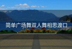 简单广场舞双人舞相思渡口