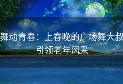 舞动青春：上春晚的广场舞大叔引领老年风采