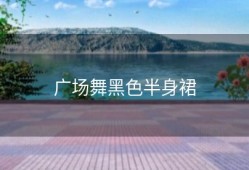 广场舞黑色半身裙