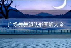 广场舞舞蹈队形图解大全