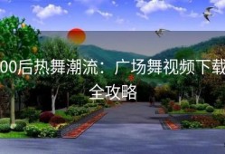 00后热舞潮流：广场舞视频下载全攻略