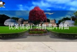 优美情歌广场舞图片背面