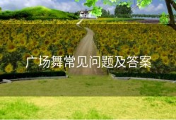 广场舞常见问题及答案
