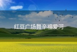 红豆广场舞辛福爱河