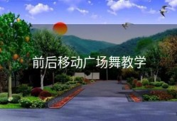 前后移动广场舞教学