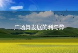 广场舞发展的利与弊