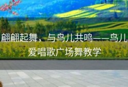 翩翩起舞，与鸟儿共鸣——鸟儿爱唱歌广场舞教学