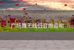 广场舞无线低音炮音响