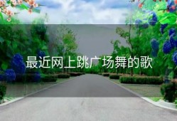 最近网上跳广场舞的歌