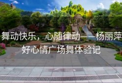 舞动快乐，心随律动——杨丽萍好心情广场舞体验记