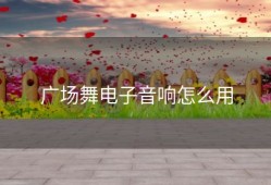 广场舞电子音响怎么用