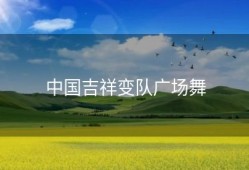 中国吉祥变队广场舞