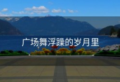 广场舞浮躁的岁月里