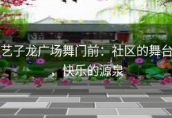 艺子龙广场舞门前：社区的舞台，快乐的源泉