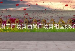 肃宁广场舞西尚广场舞祖国你好