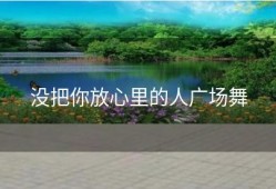 没把你放心里的人广场舞