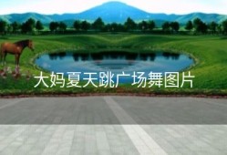 大妈夏天跳广场舞图片