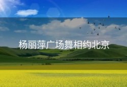 杨丽萍广场舞相约北京