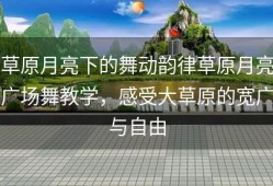 草原月亮下的舞动韵律草原月亮广场舞教学，感受大草原的宽广与自由