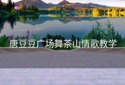 唐豆豆广场舞茶山情歌教学