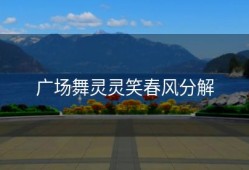 广场舞灵灵笑春风分解