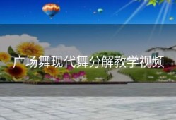 广场舞现代舞分解教学视频