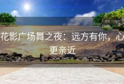 花影广场舞之夜：远方有你，心更亲近