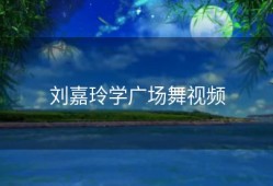 刘嘉玲学广场舞视频