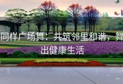 同样广场舞：共筑邻里和谐，舞出健康生活