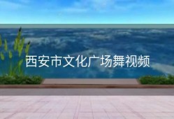 西安市文化广场舞视频