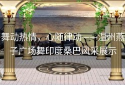 舞动热情，心随律动——温州燕子广场舞印度桑巴风采展示