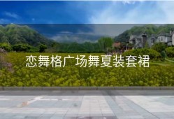 恋舞格广场舞夏装套裙