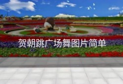 贺朝跳广场舞图片简单