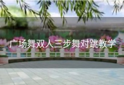广场舞双人三步舞对跳教学