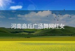 河南商丘广场舞网红女